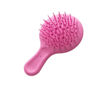 Щетка массажная для волос мини розовый