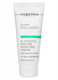 Christina Elastin Collagen Placental Enzyme Moisture Cream With Vitamins A, E & HA (60мл)
