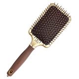 Olivia Garden Expert Care Rectangular Nylon Bristle Gold&Brown L